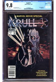 KRULL #1 CGC 9.8 WHITE PAGES front cover