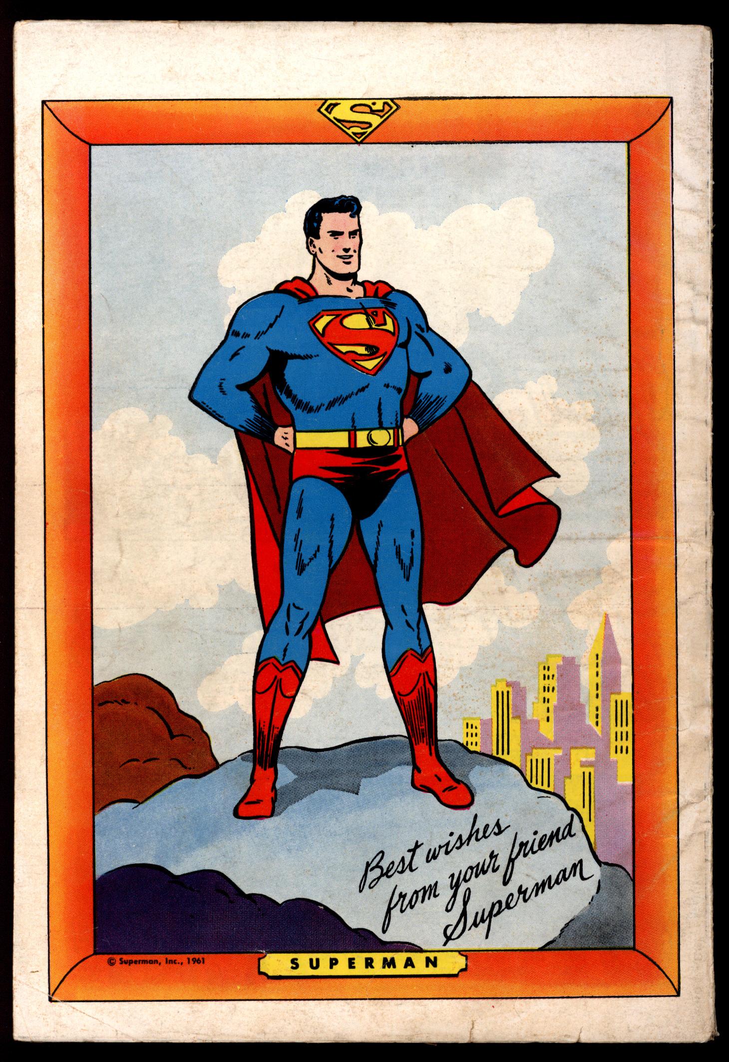 SUPERMAN ANNUAL Back Cover