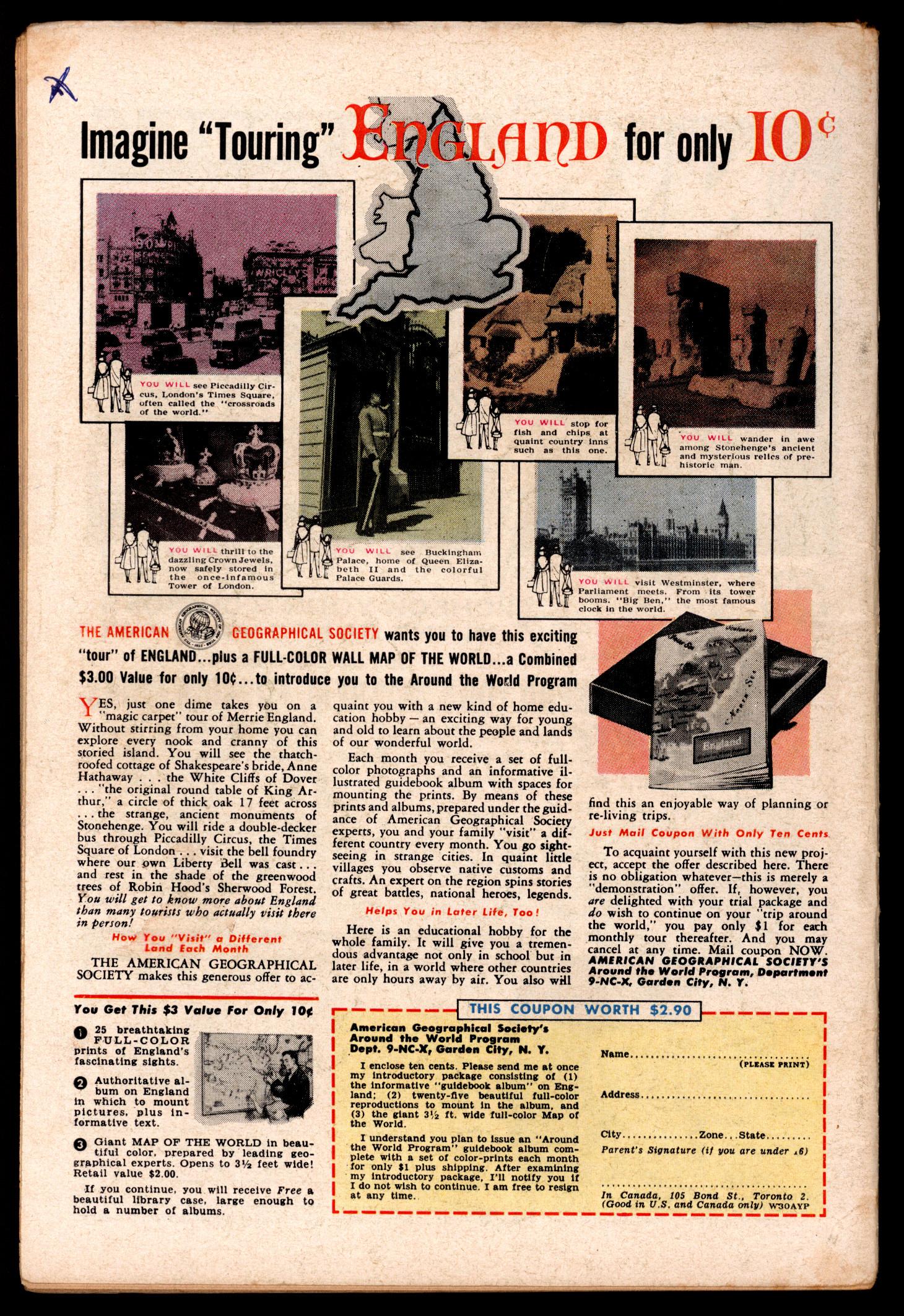 SUPERMAN'S GIRLFRIEND LOIS LANE Back Cover