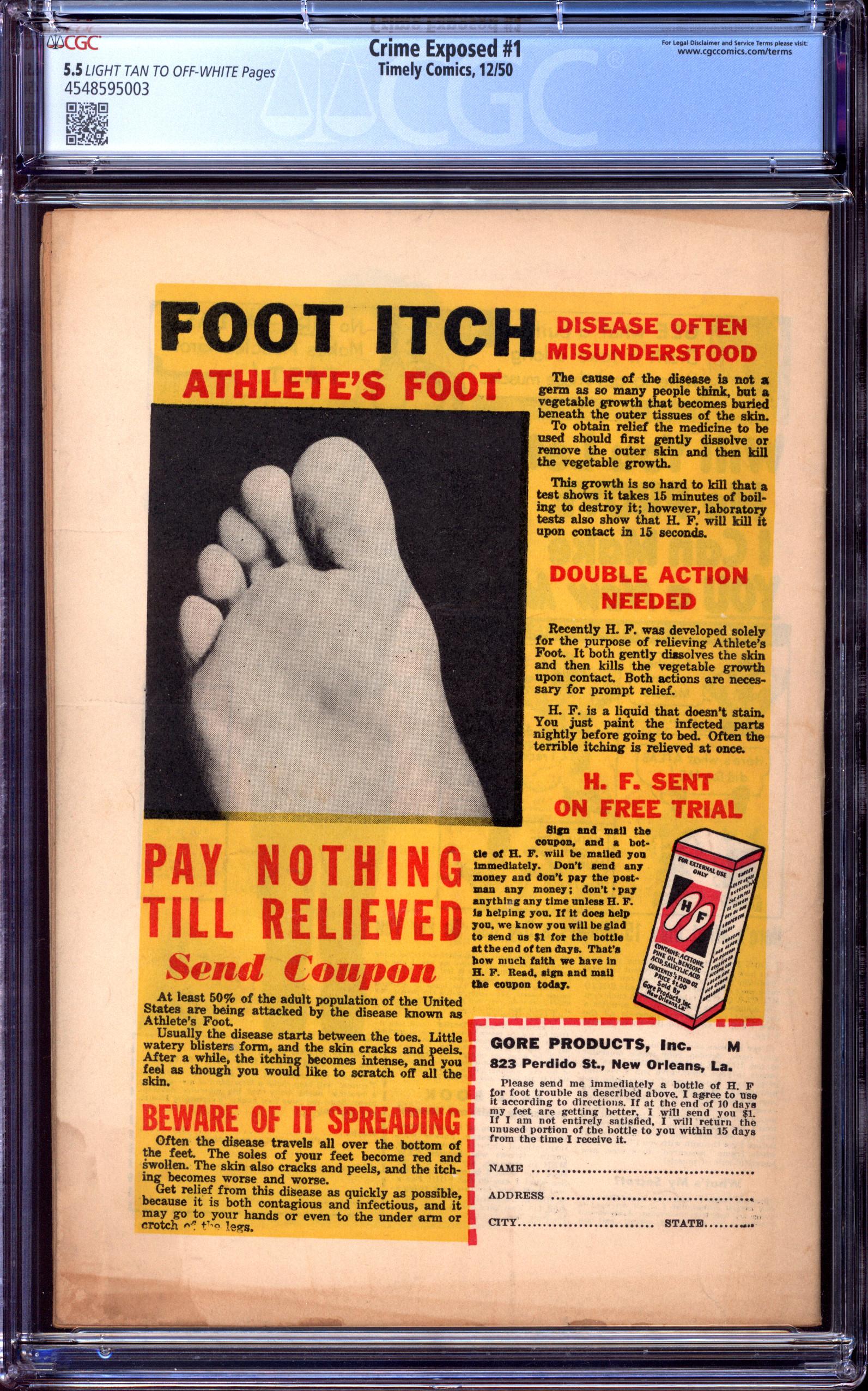 CRIME EXPOSED Back Cover