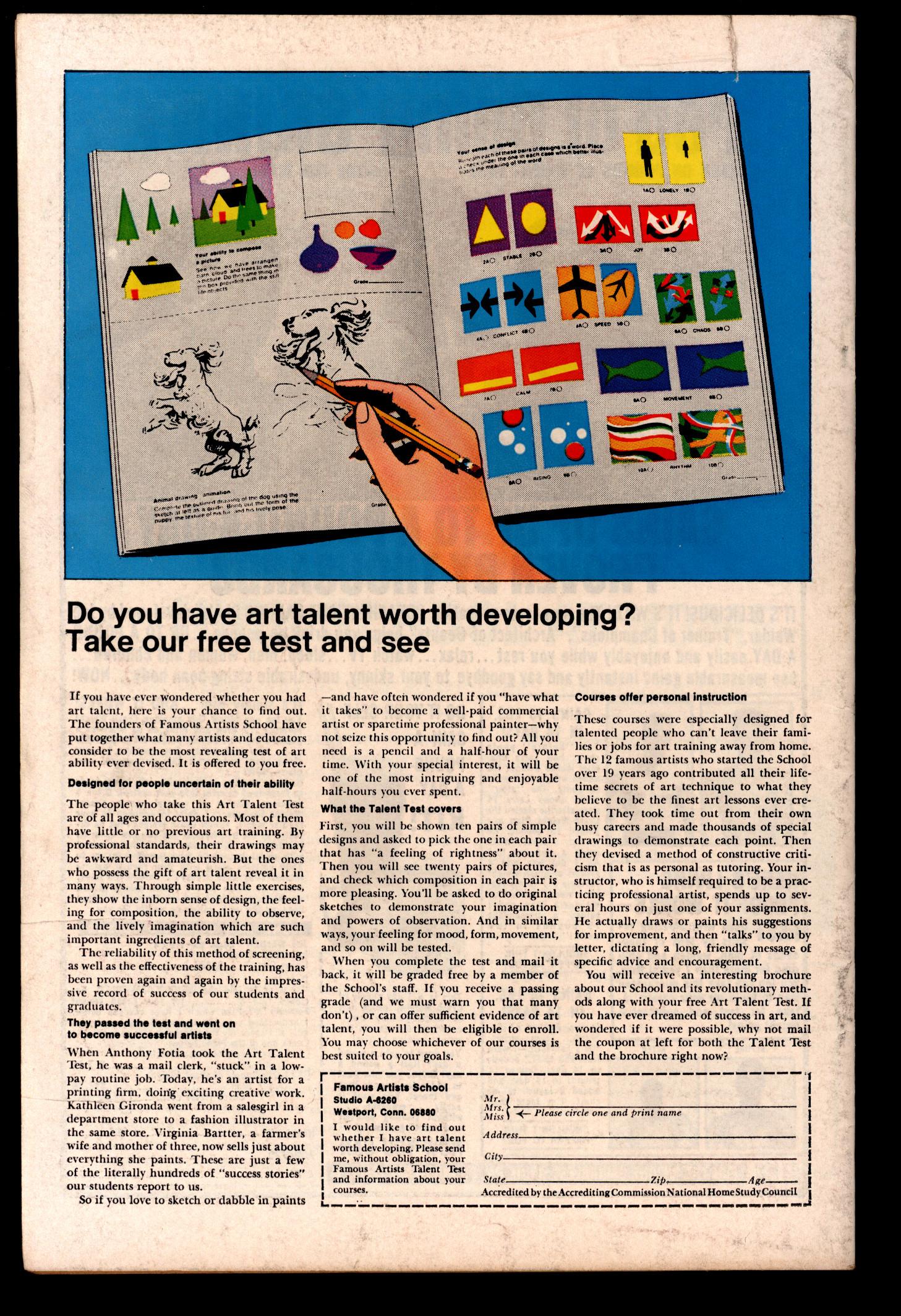 INCREDIBLE HULK Back Cover