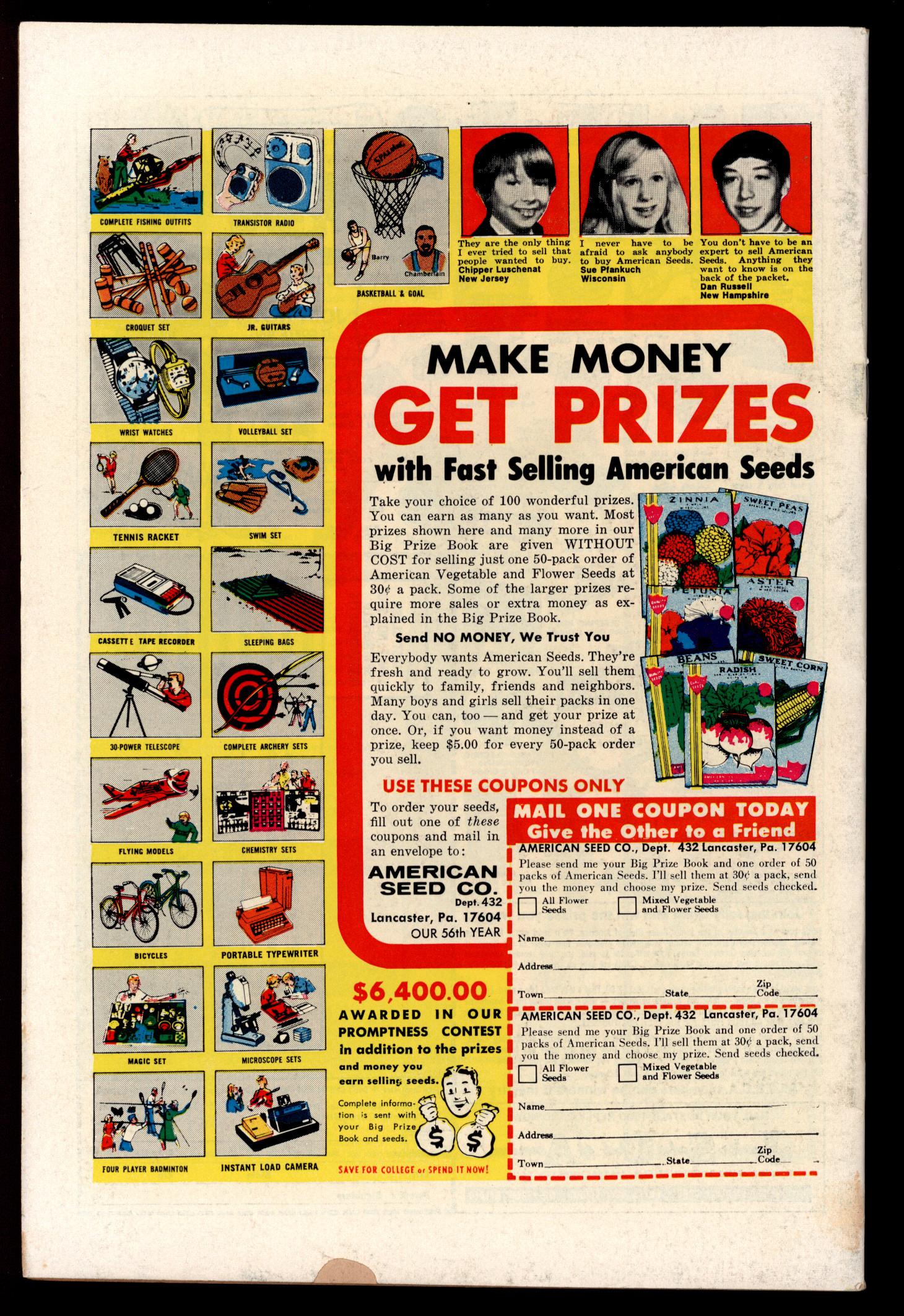 SUPERMAN Back Cover