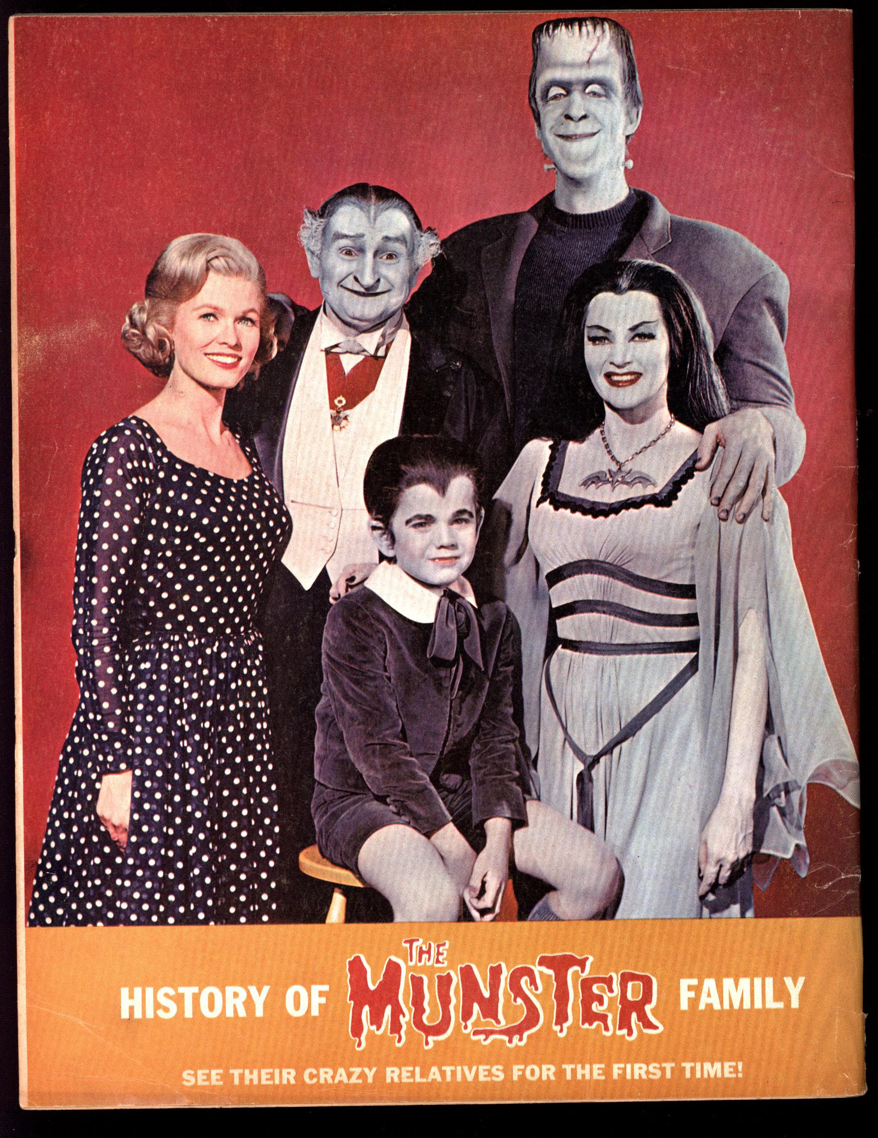 THE MUNSTERS Back Cover