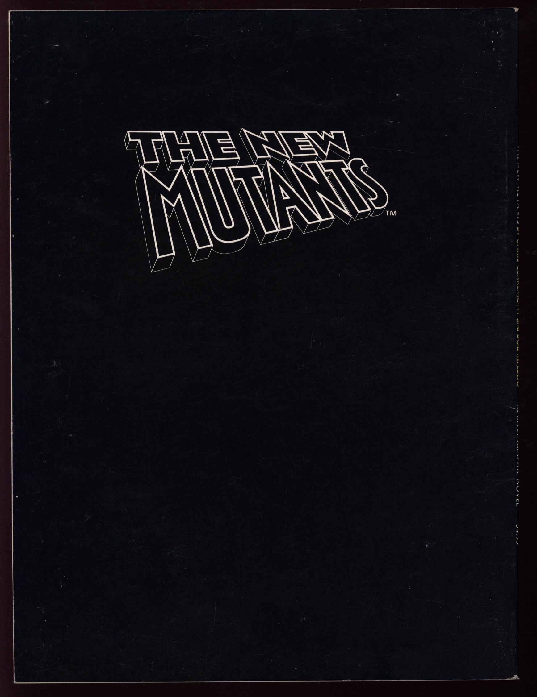 MARVEL GRAPHIC NOVEL Back Cover