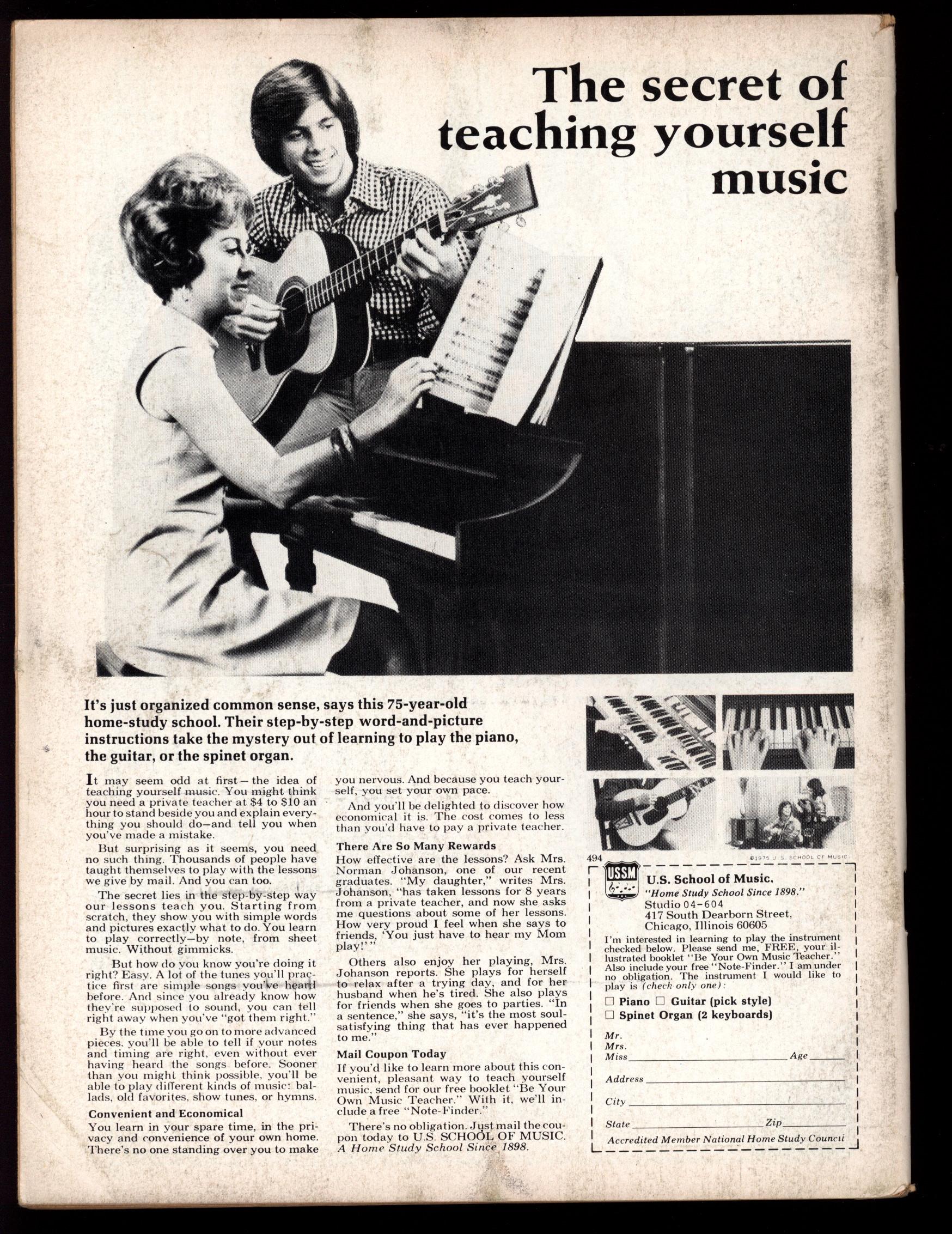 SAVAGE SWORD OF CONAN Back Cover