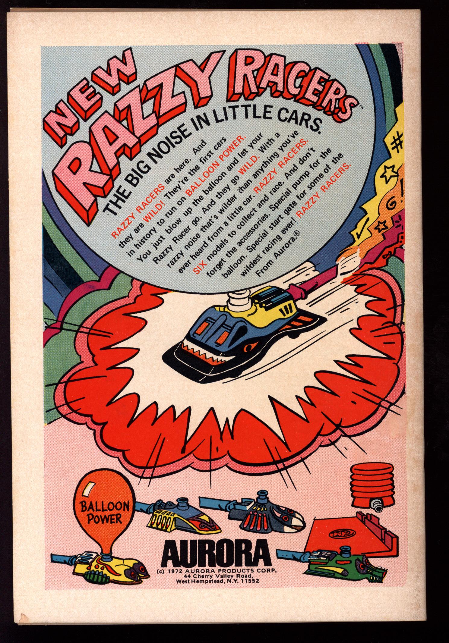 ADVENTURE COMICS Back Cover