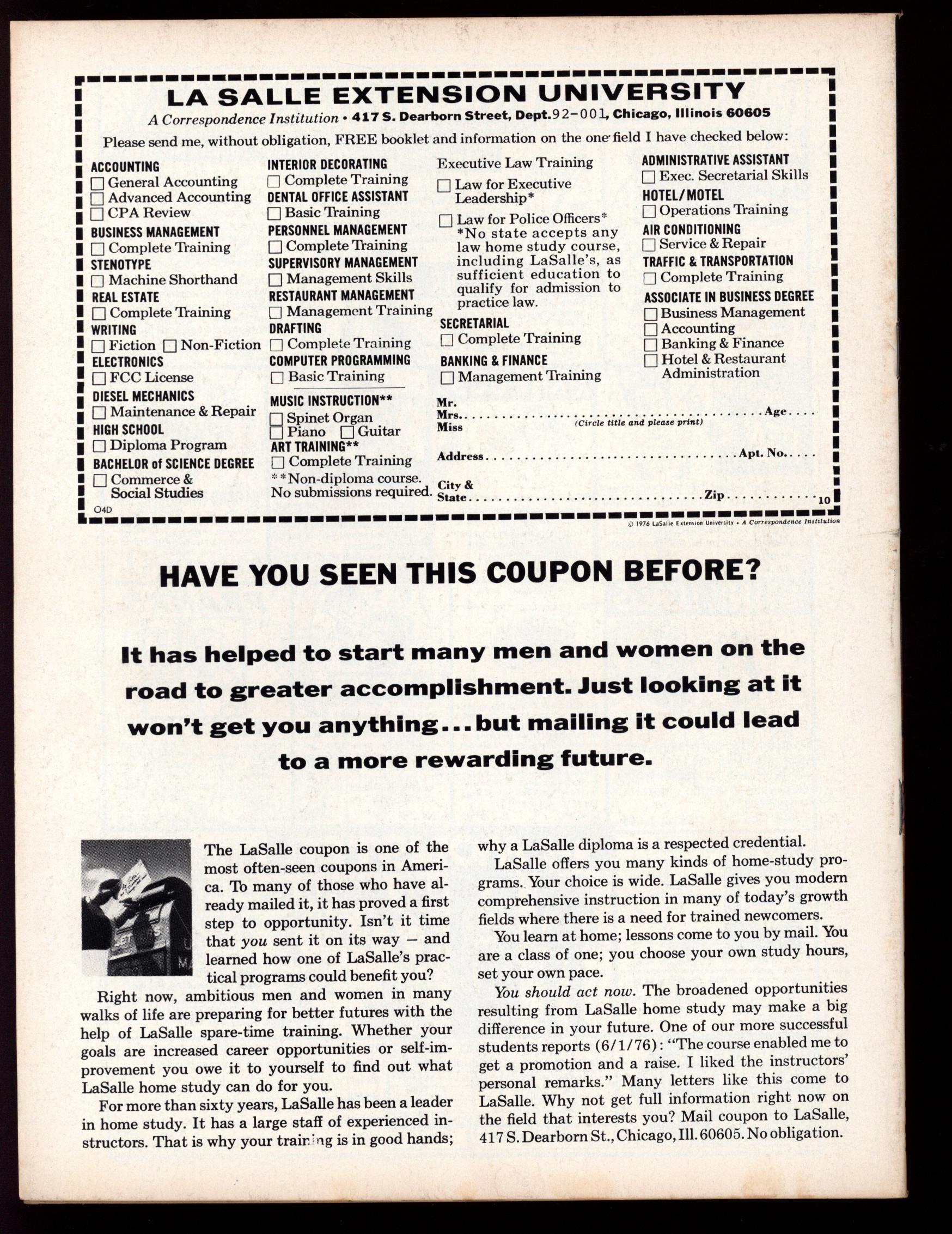 SAVAGE SWORD OF CONAN Back Cover