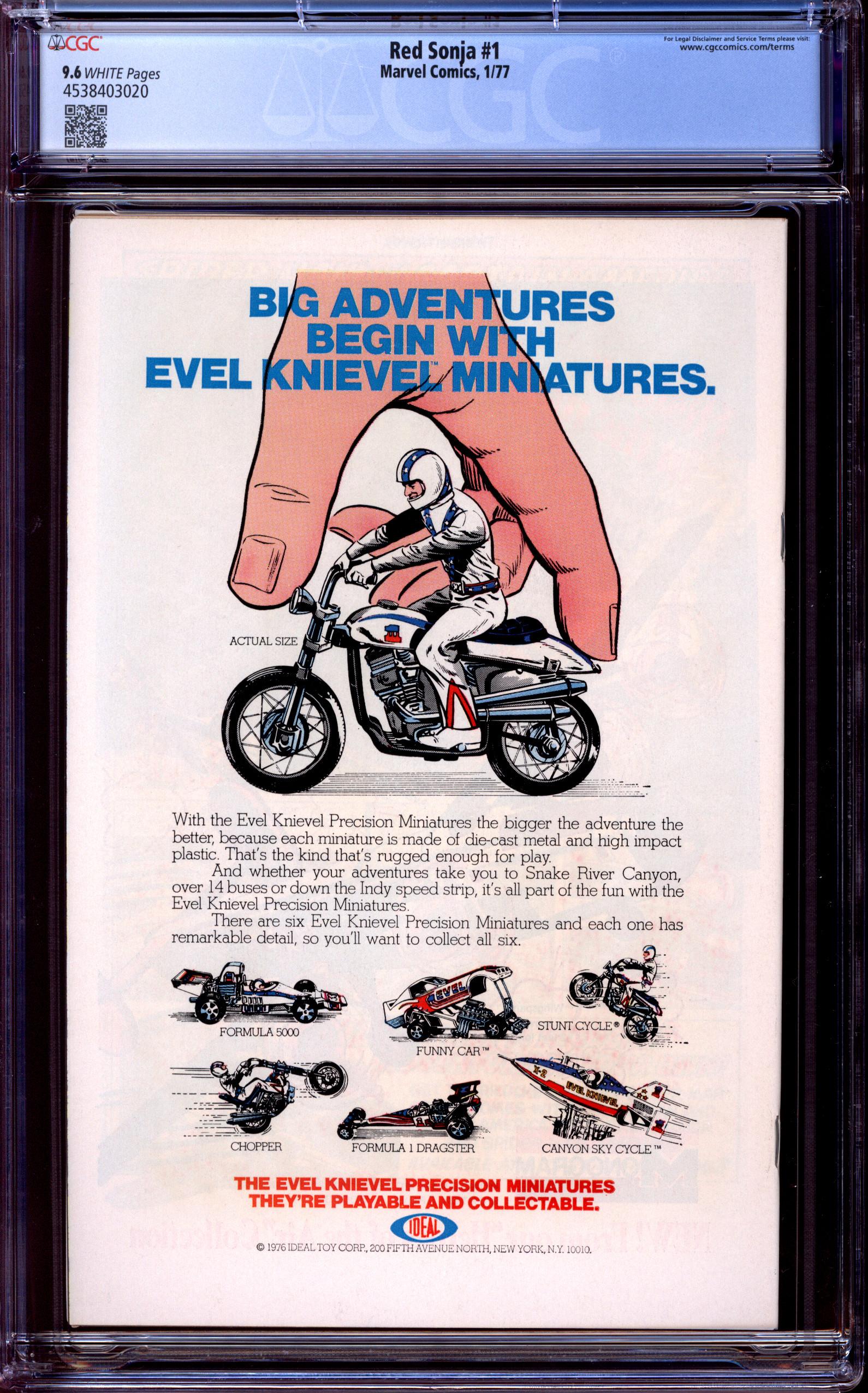 RED SONJA Back Cover