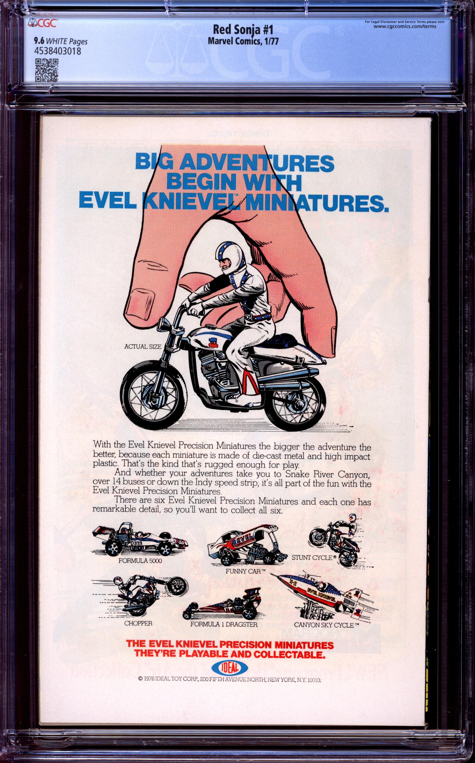 RED SONJA Back Cover