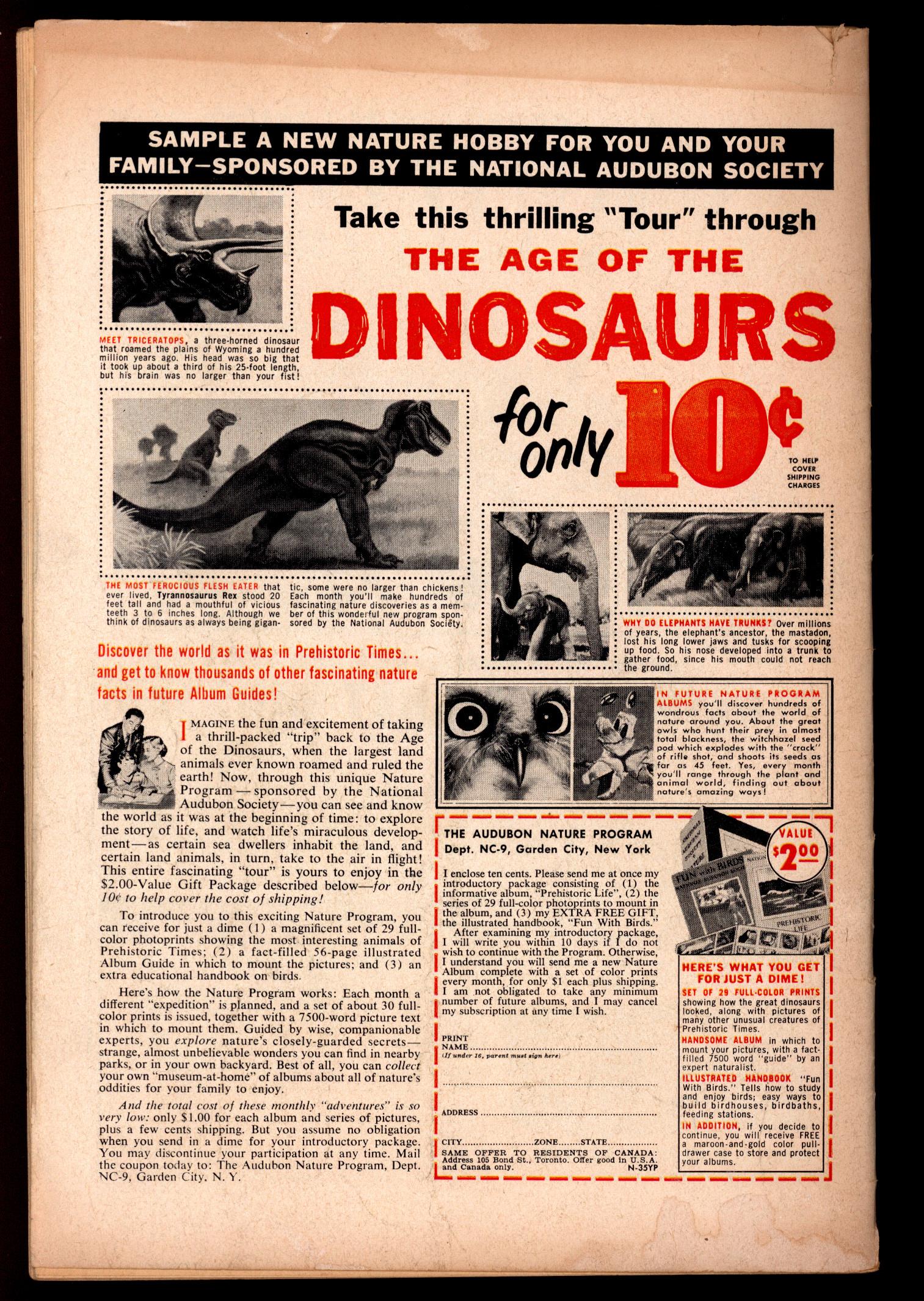 SUPERMAN'S PAL JIMMY OLSEN Back Cover