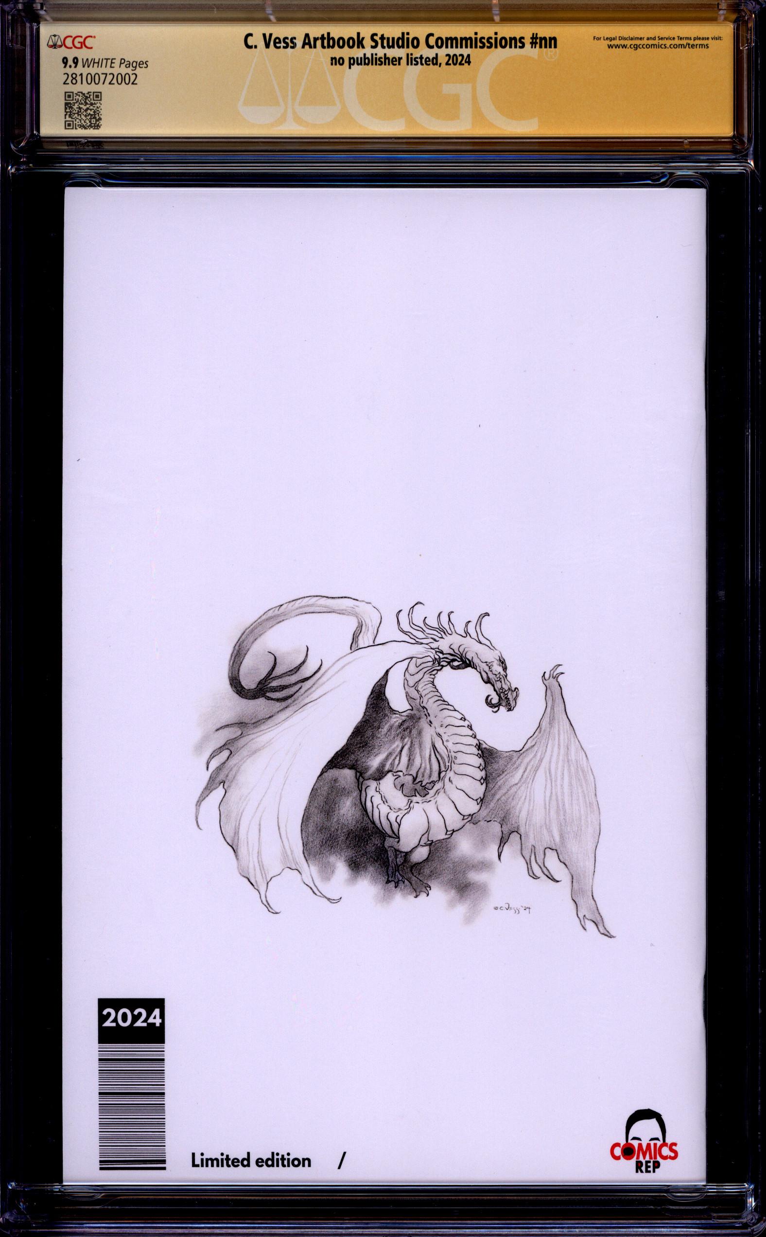 C. VESS ARTBOOK STUDIO COMMISSIONS Back Cover