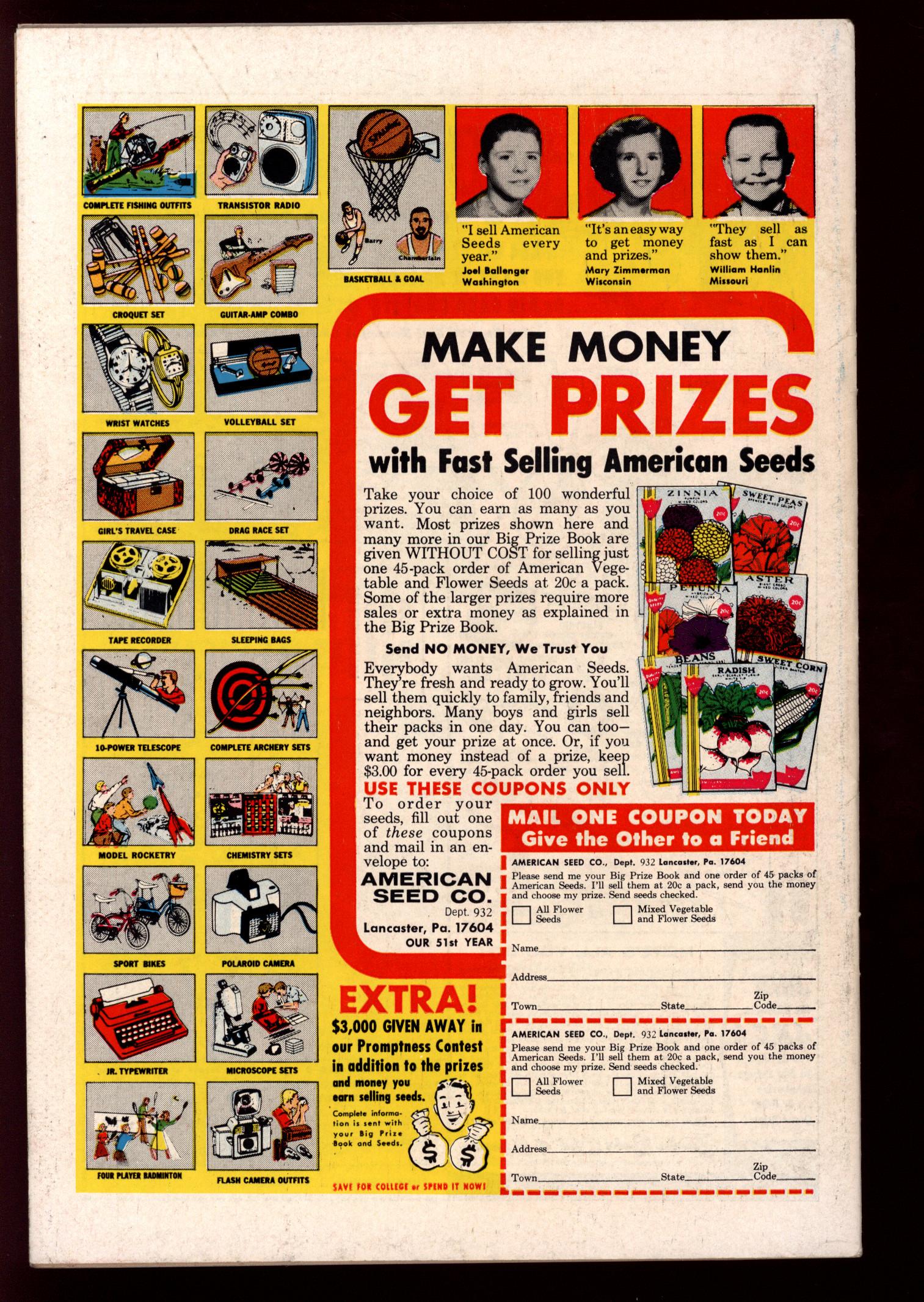 SUPERMAN'S PAL JIMMY OLSEN Back Cover