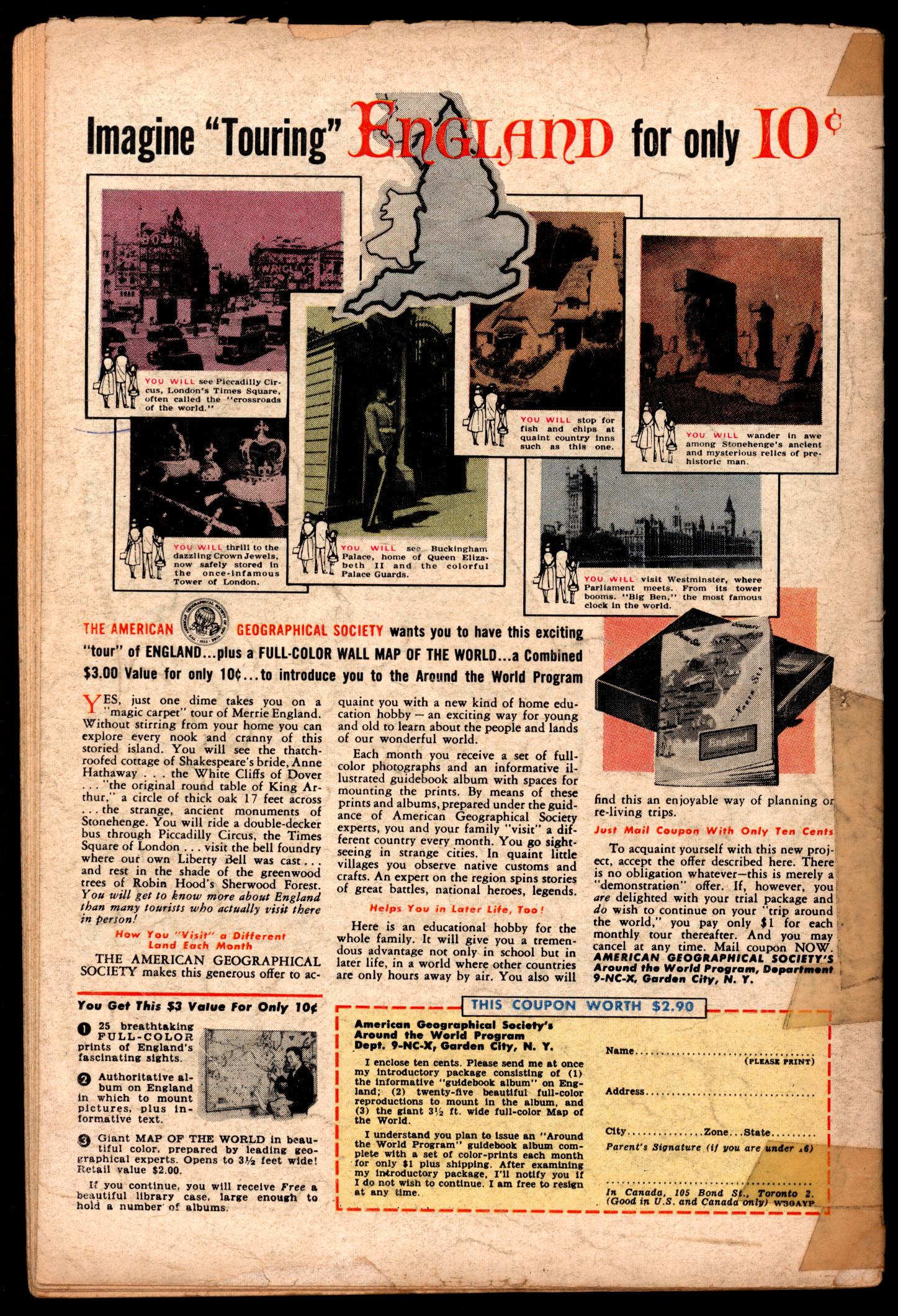 WONDER WOMAN Back Cover