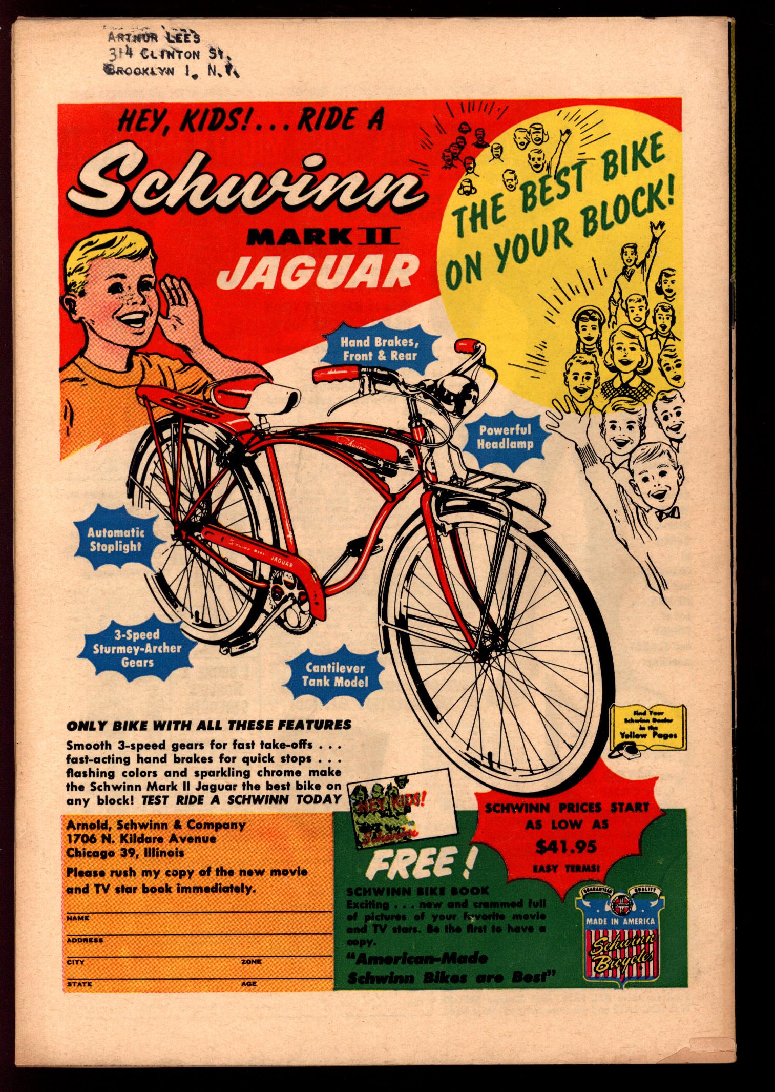 SUPERMAN'S PAL JIMMY OLSEN Back Cover