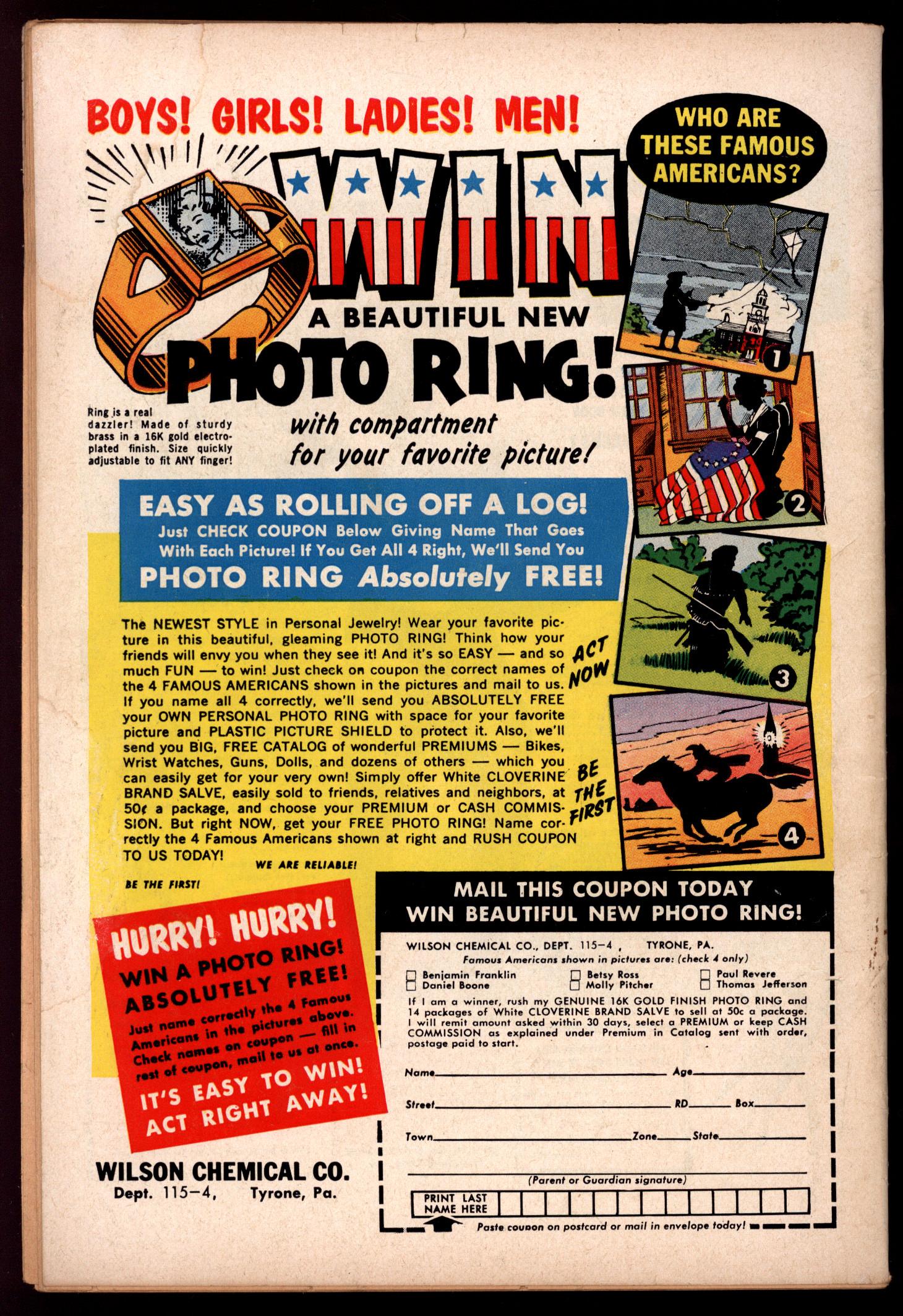 SUPERMAN'S GIRLFRIEND LOIS LANE Back Cover
