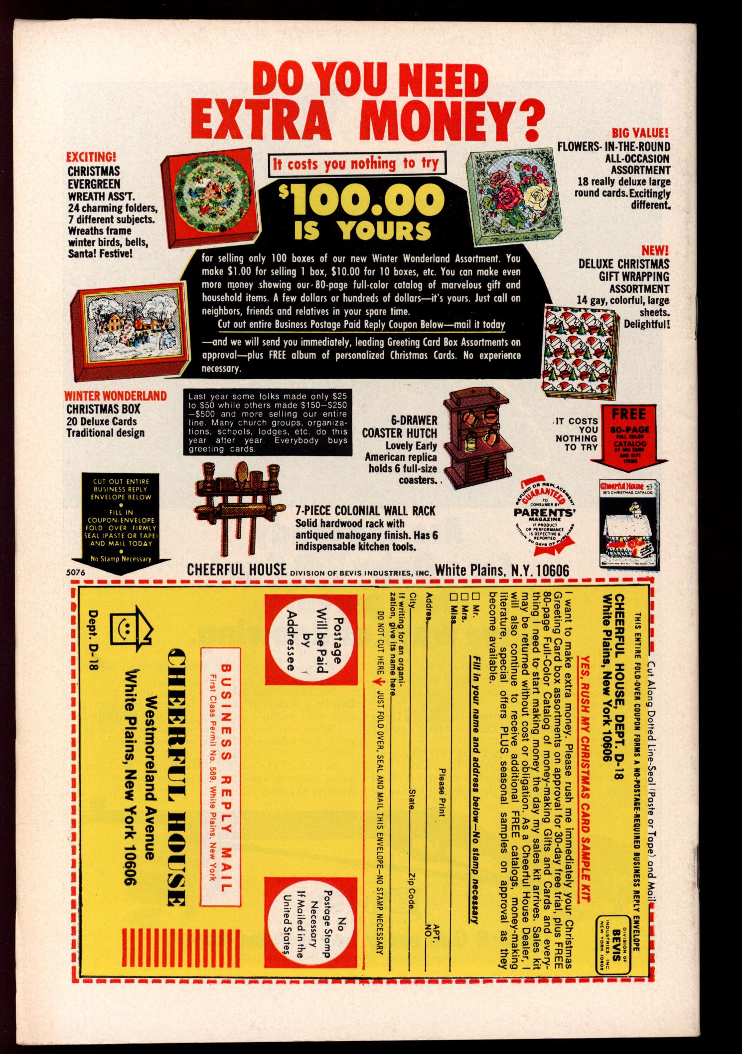 SUPERMAN Back Cover