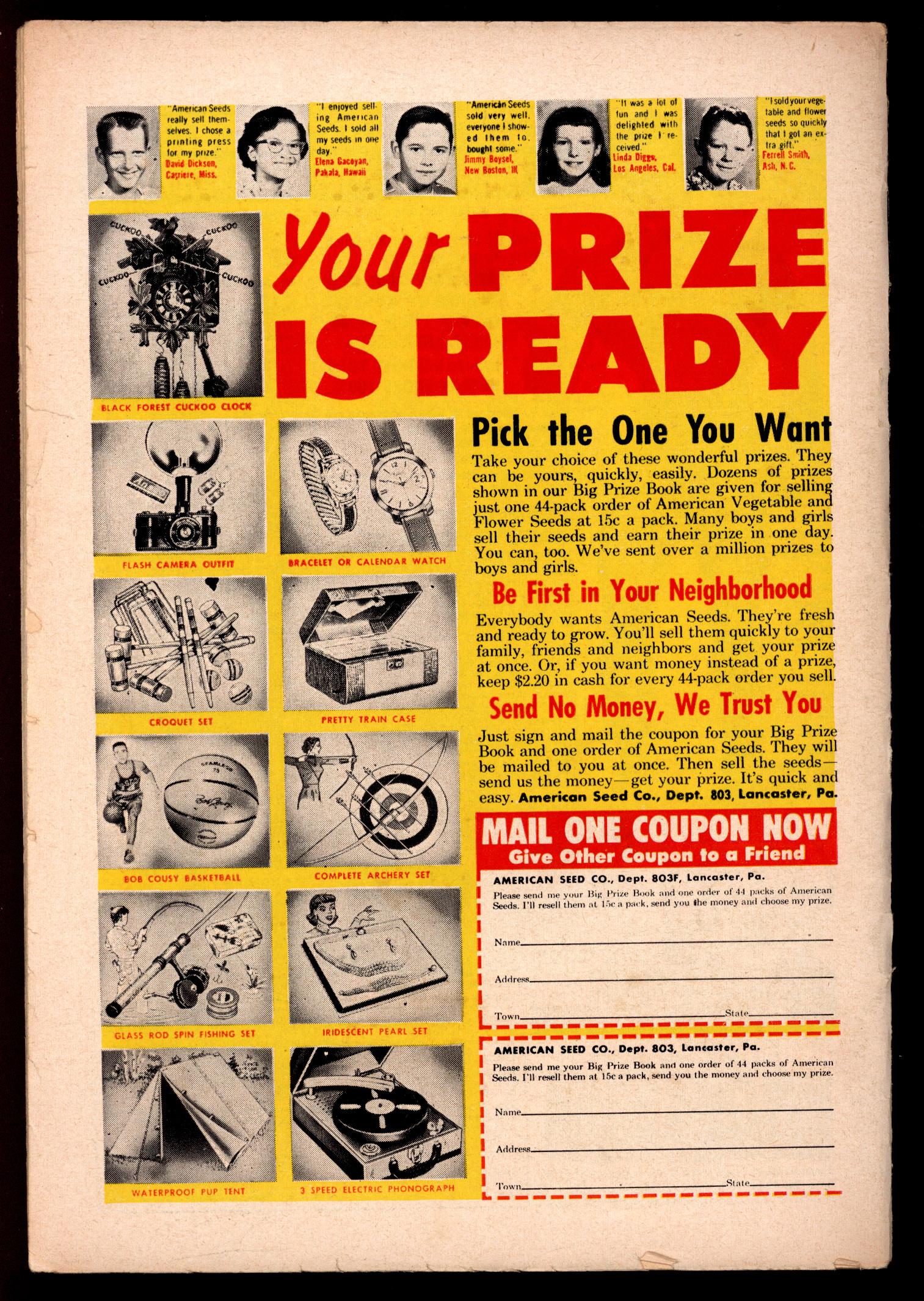 SUPERMAN'S PAL JIMMY OLSEN Back Cover