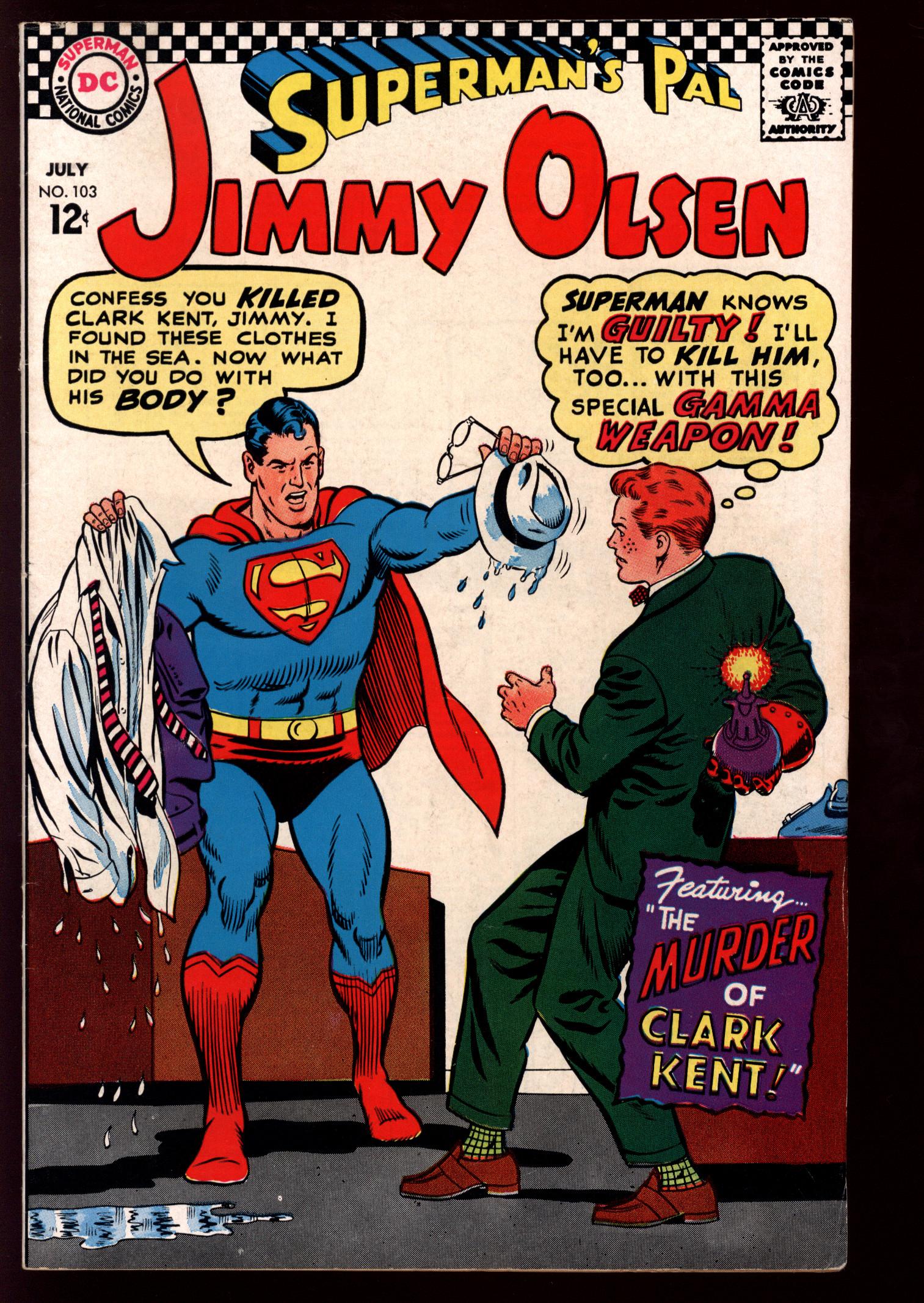 SUPERMAN'S PAL JIMMY OLSEN Front Cover