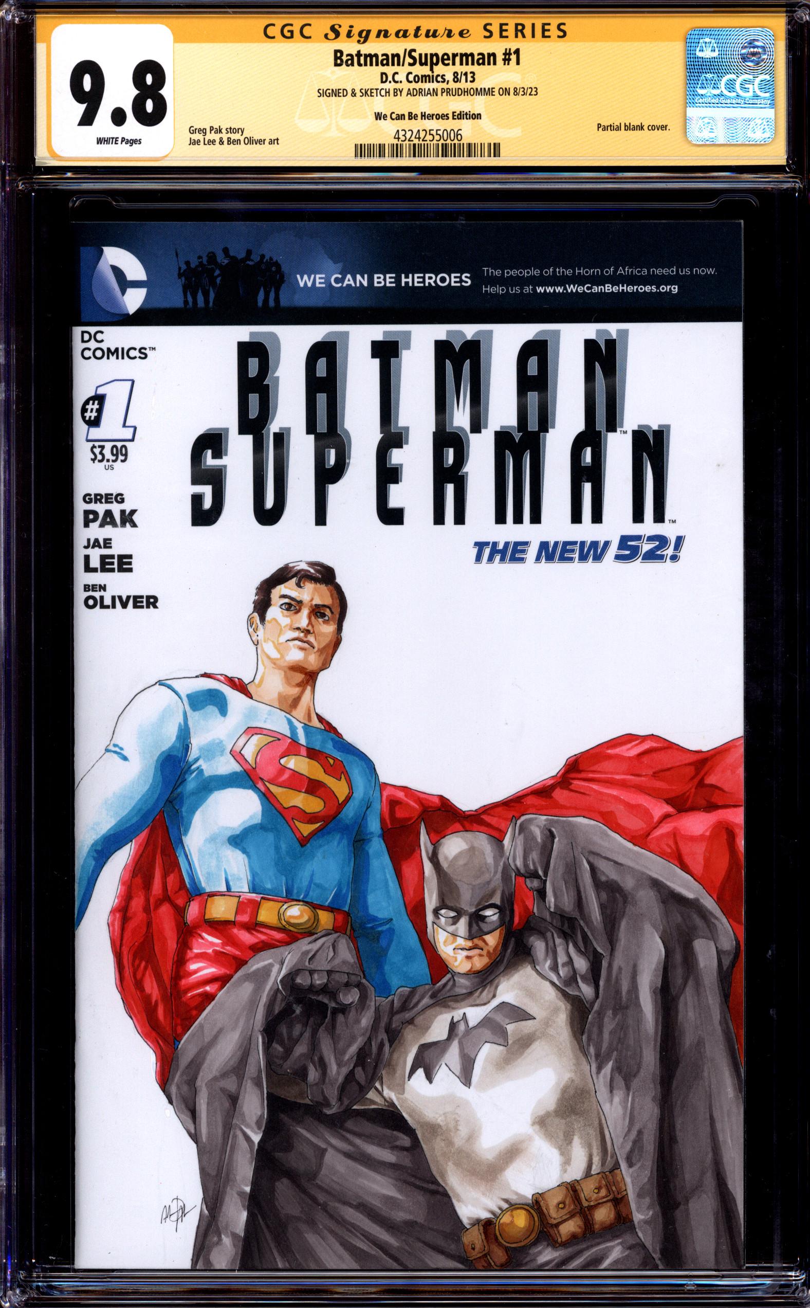 BATMAN/SUPERMAN Front Cover