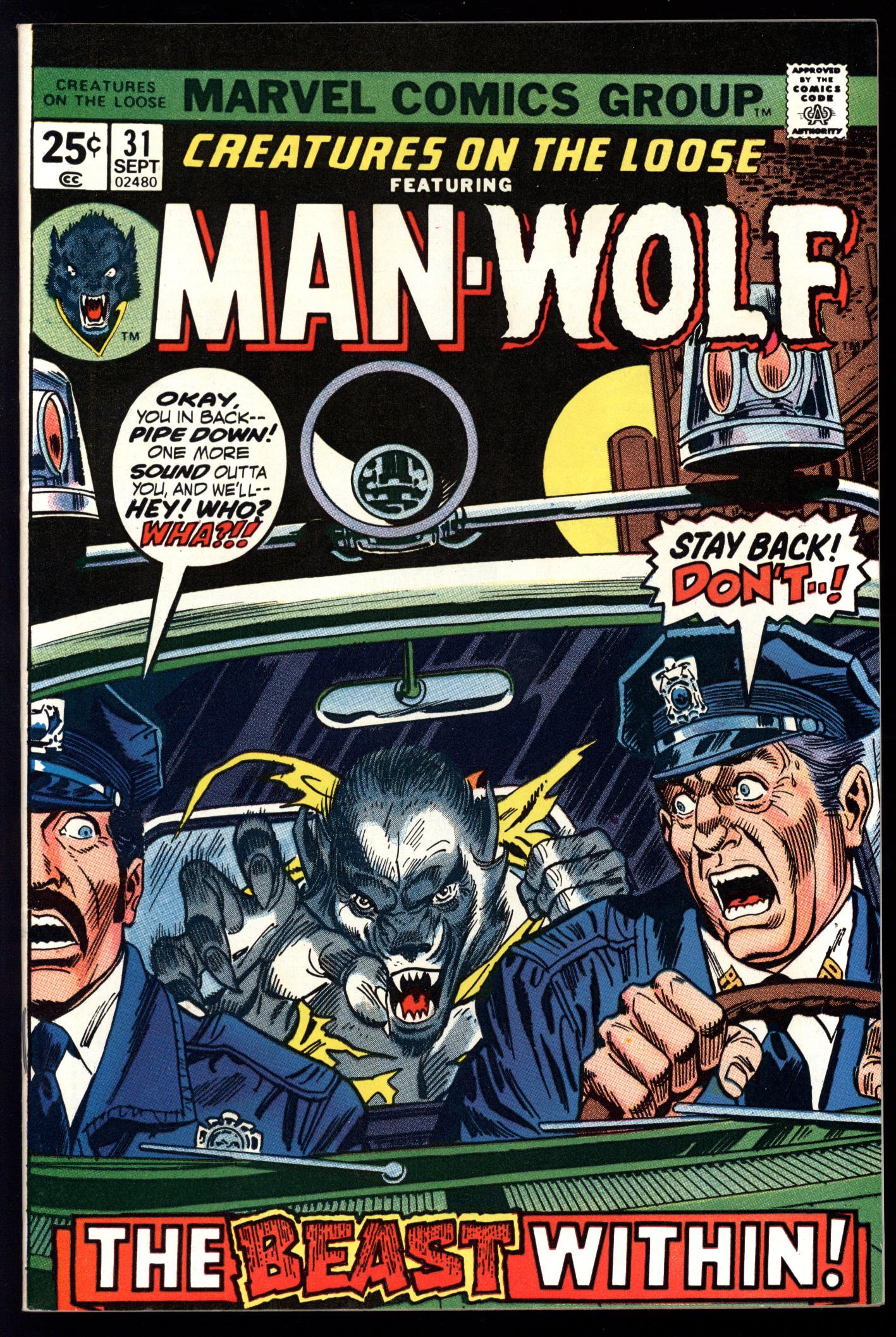 CREATURES ON THE LOOSE Front Cover