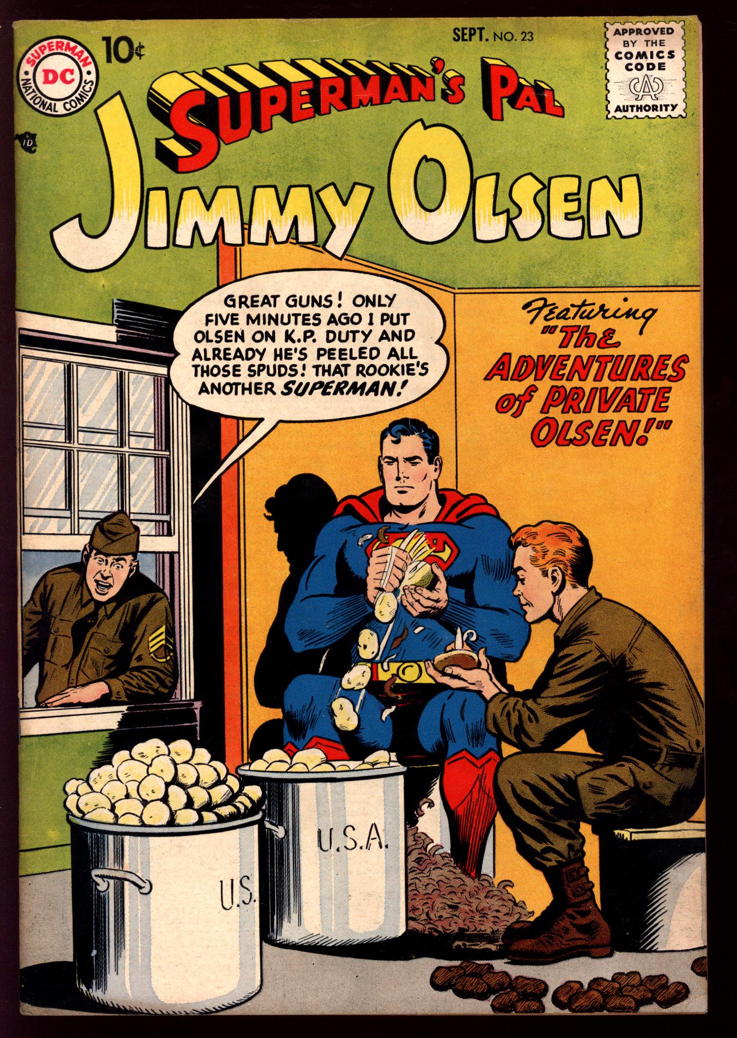 SUPERMAN'S PAL JIMMY OLSEN Front Cover