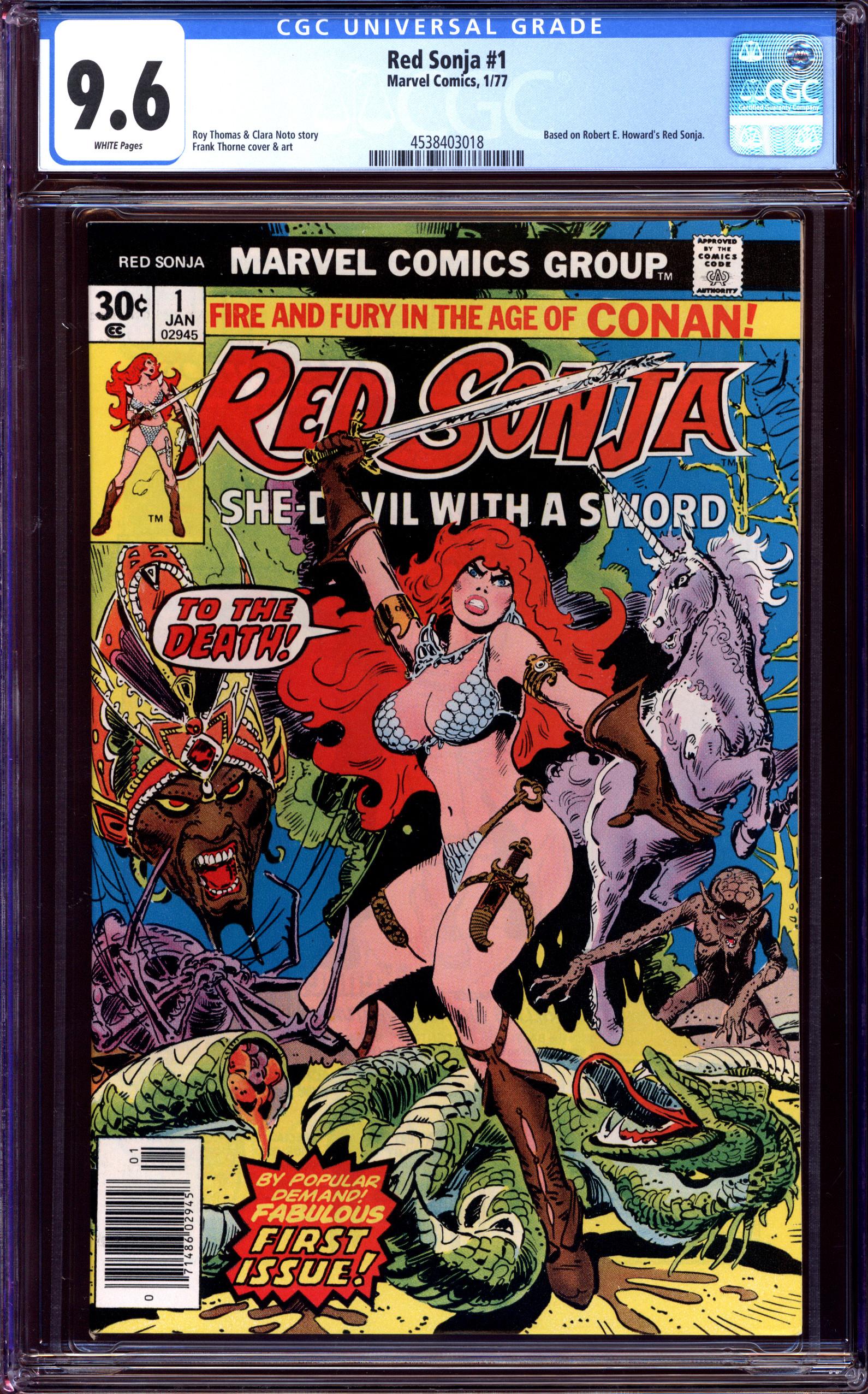 RED SONJA Front Cover