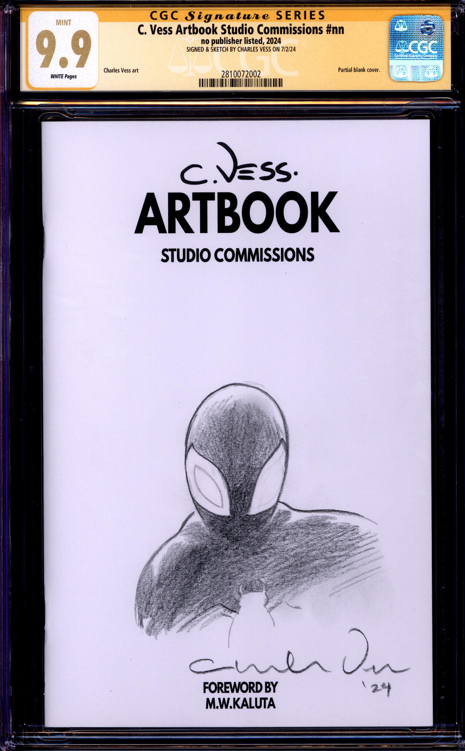 C. VESS ARTBOOK STUDIO COMMISSIONS Front Cover