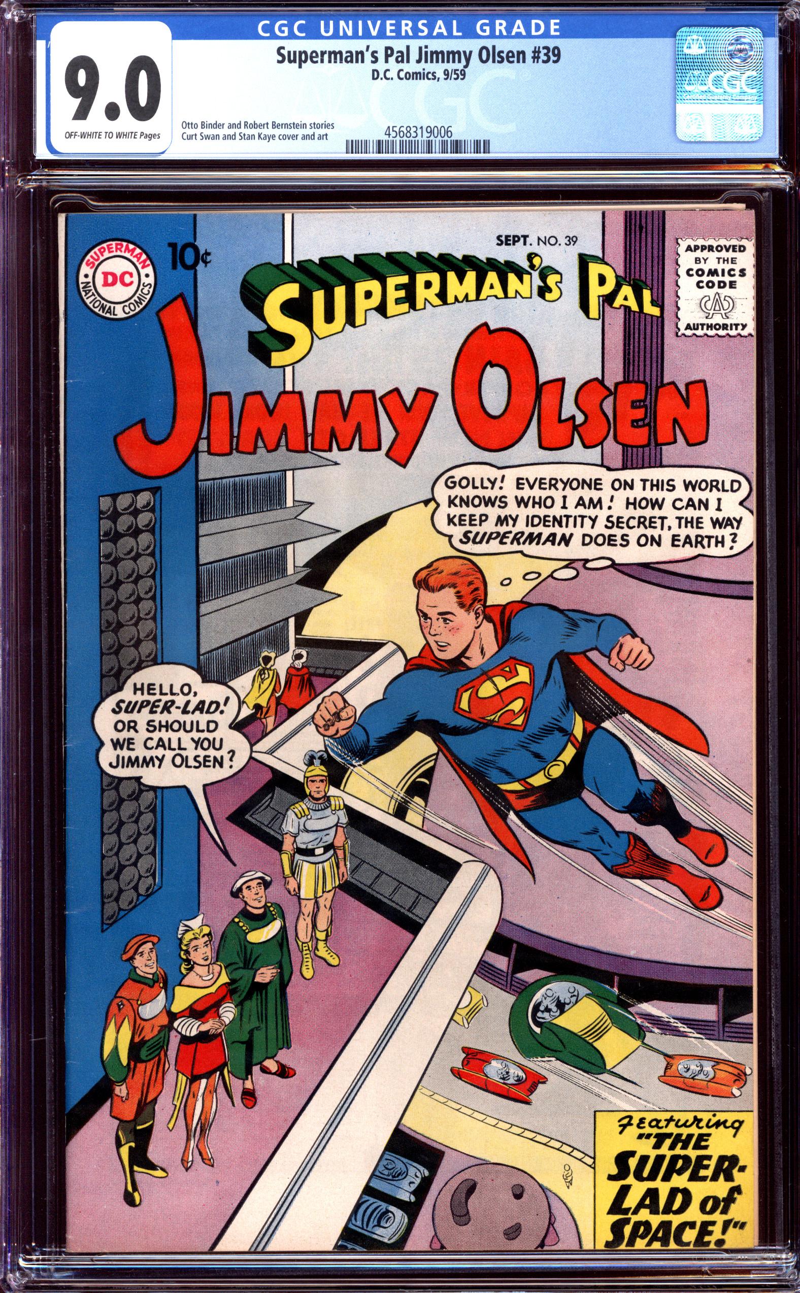SUPERMAN'S PAL JIMMY OLSEN Front Cover