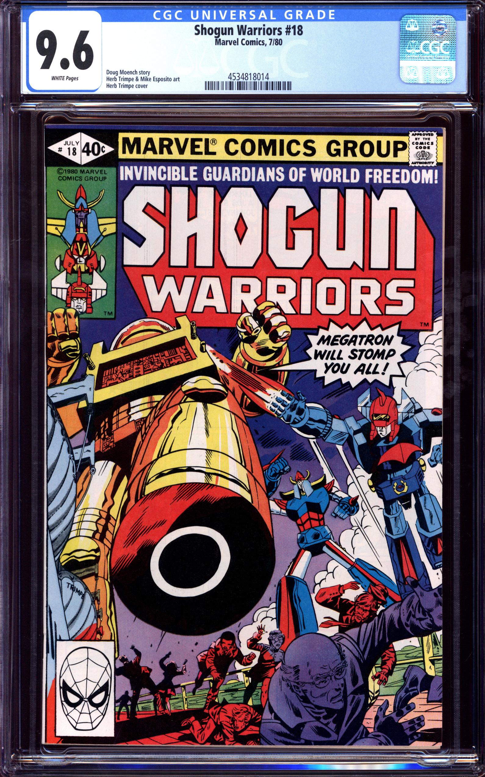 SHOGUN WARRIORS Front Cover