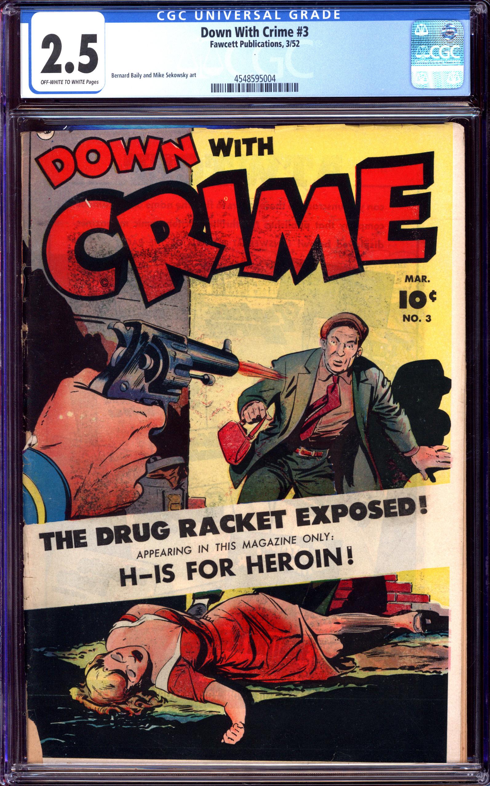 DOWN WITH CRIME Front Cover