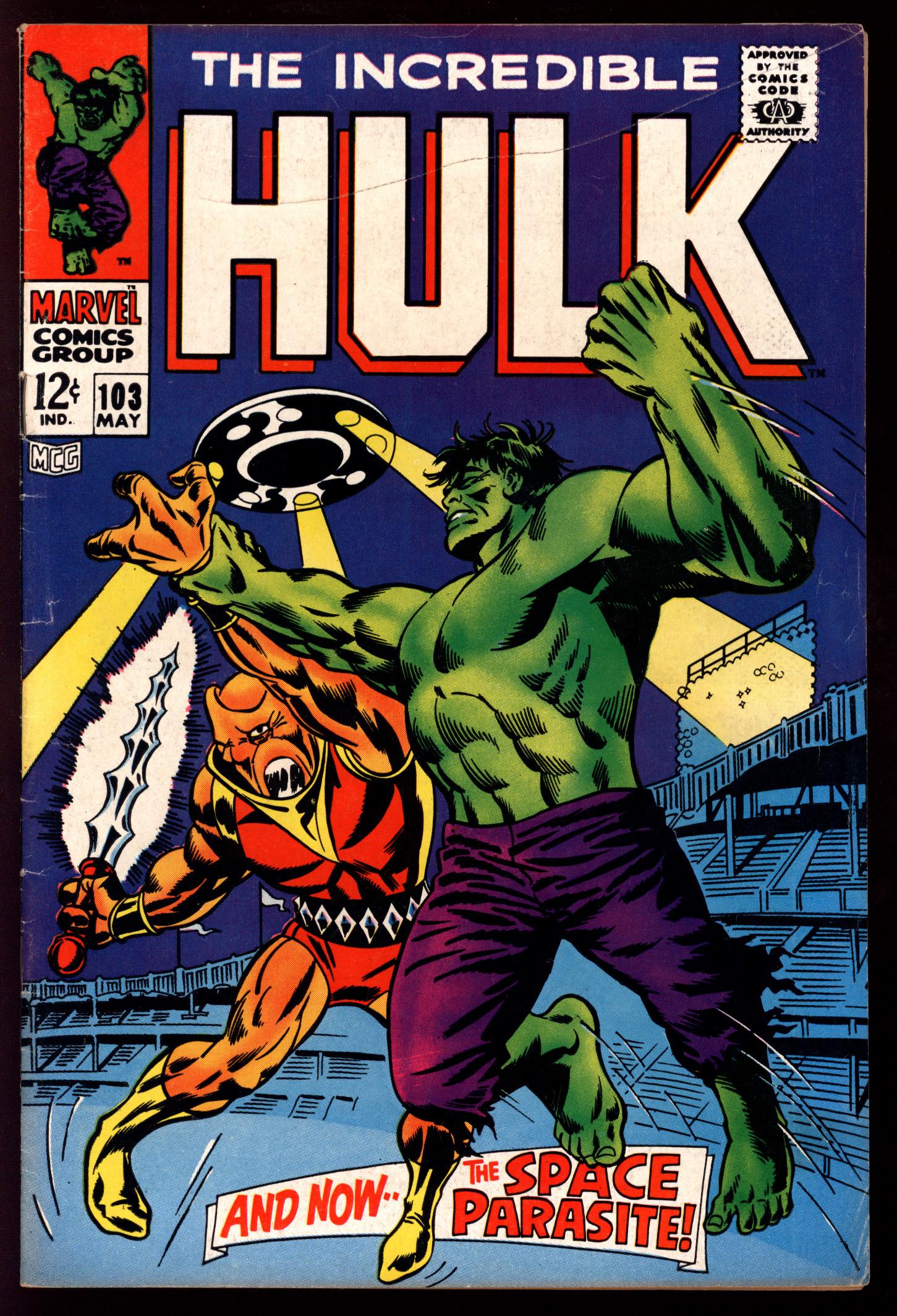 INCREDIBLE HULK Front Cover