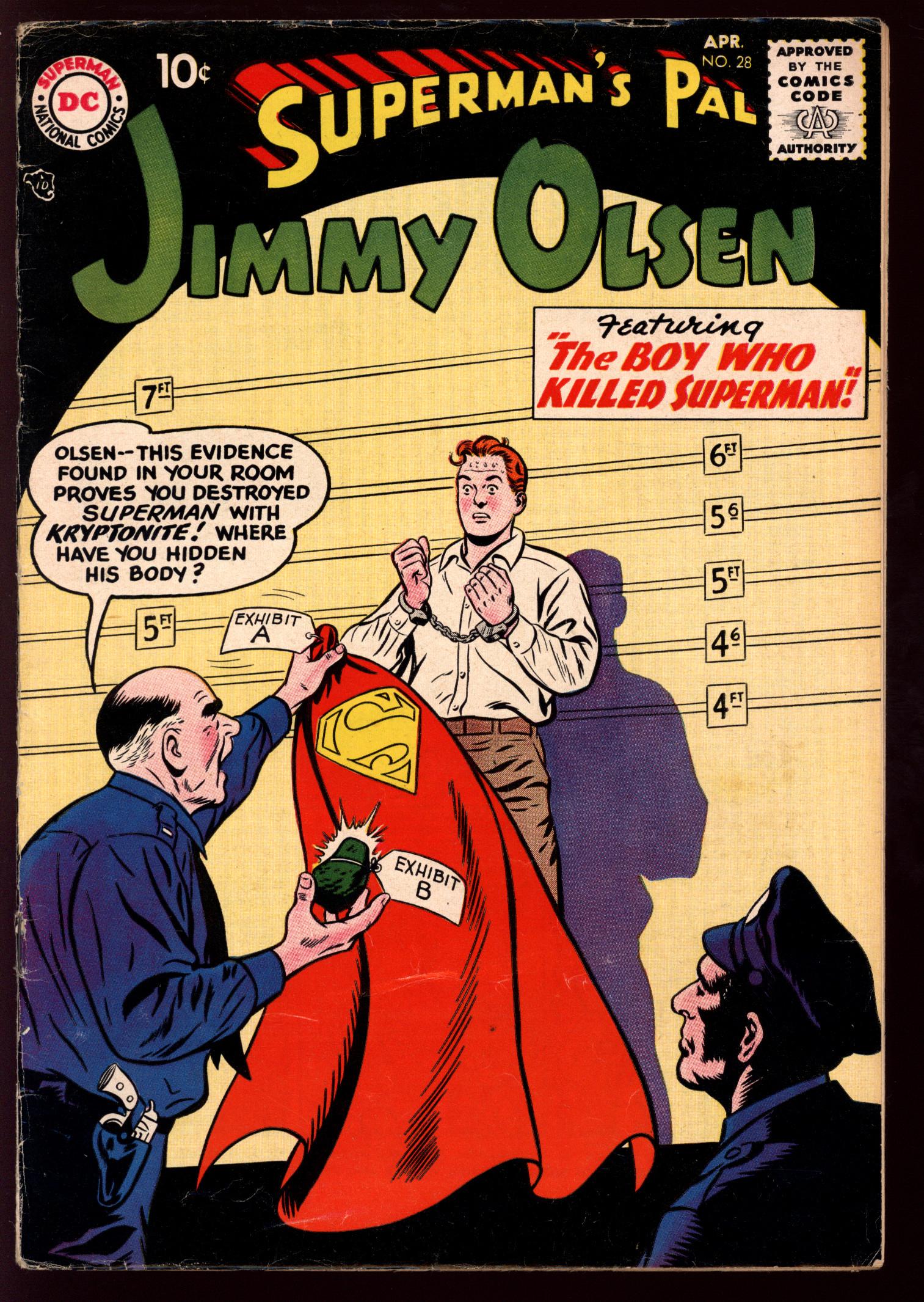 SUPERMAN'S PAL JIMMY OLSEN Front Cover