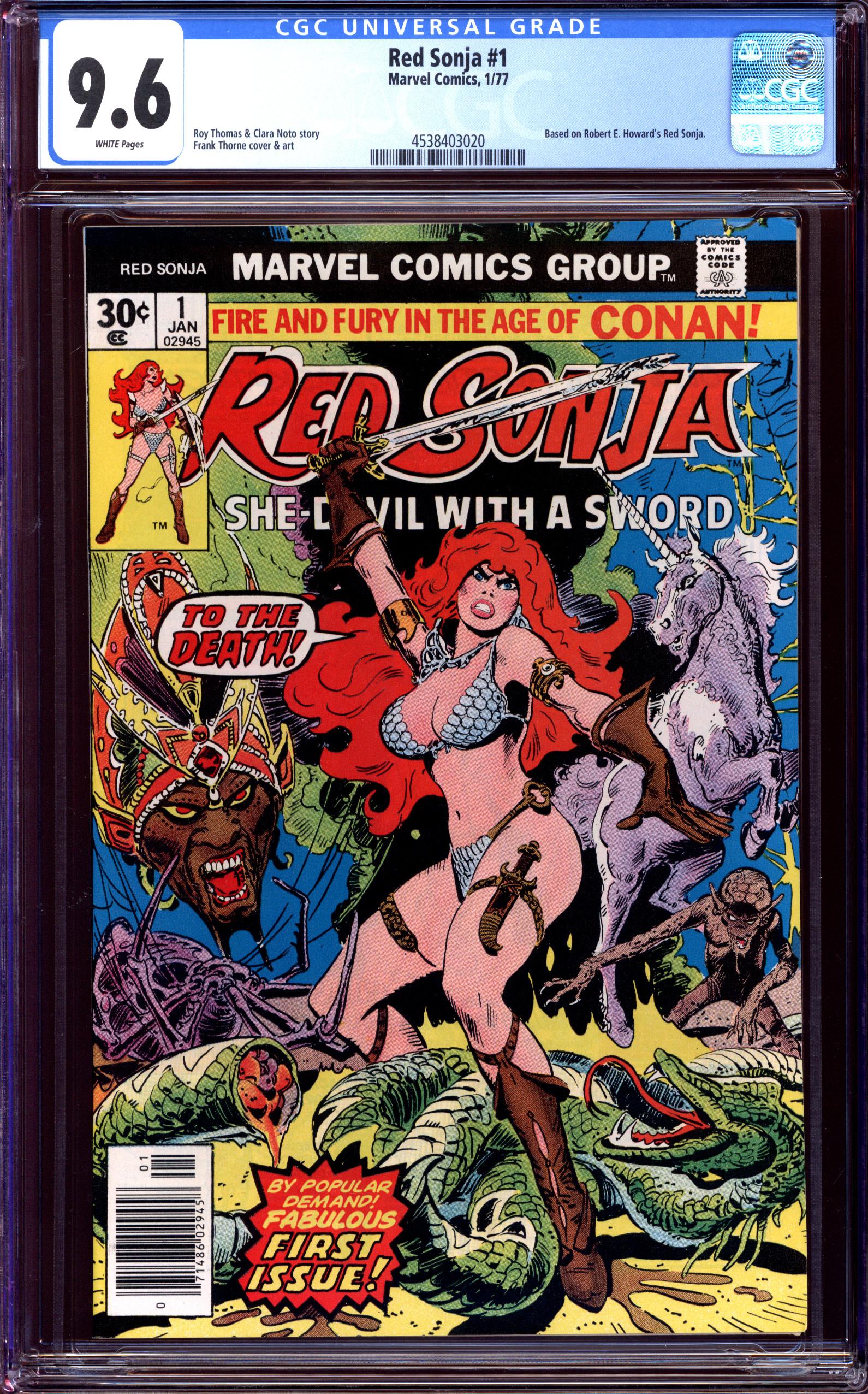 RED SONJA Front Cover