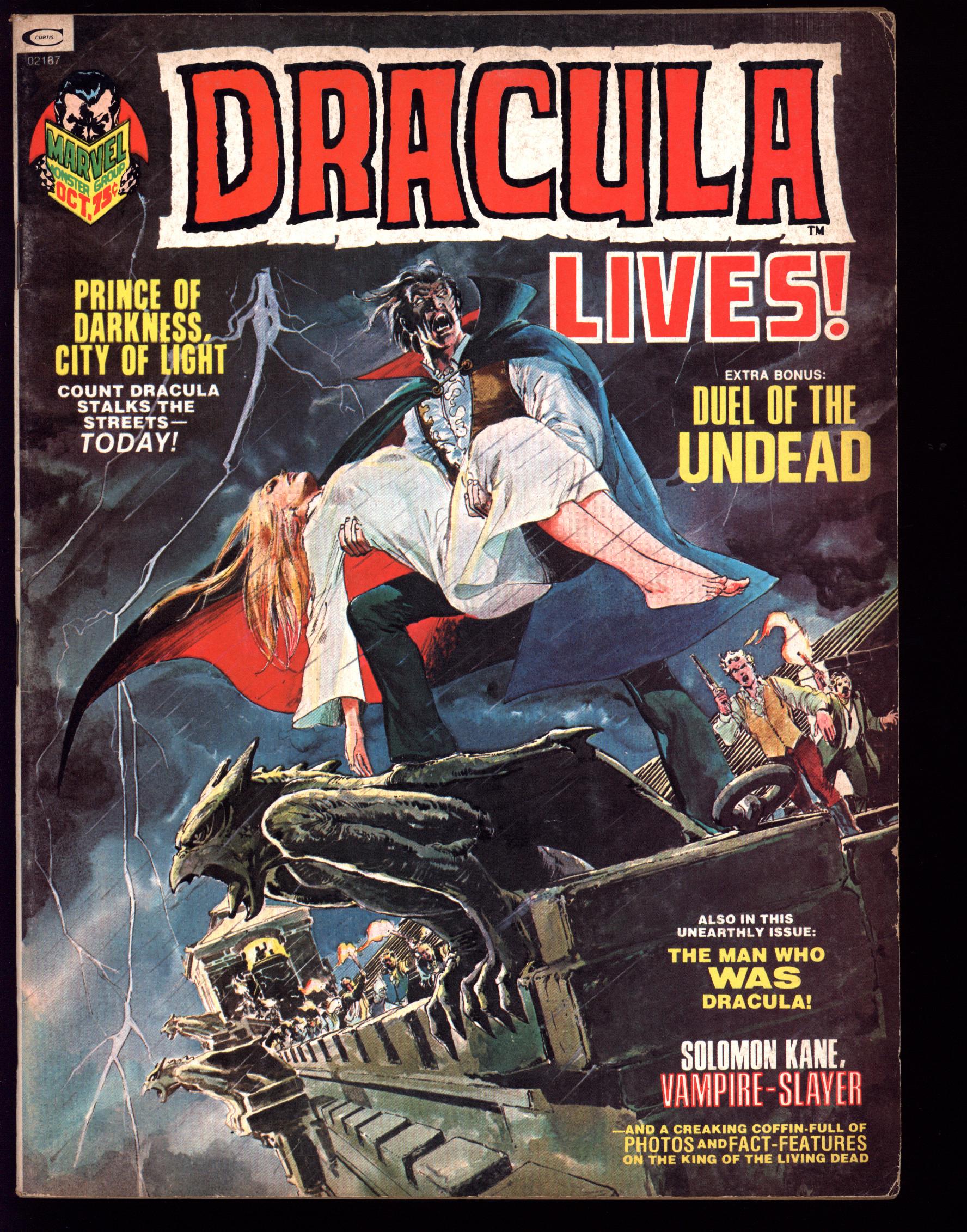 DRACULA LIVES Front Cover
