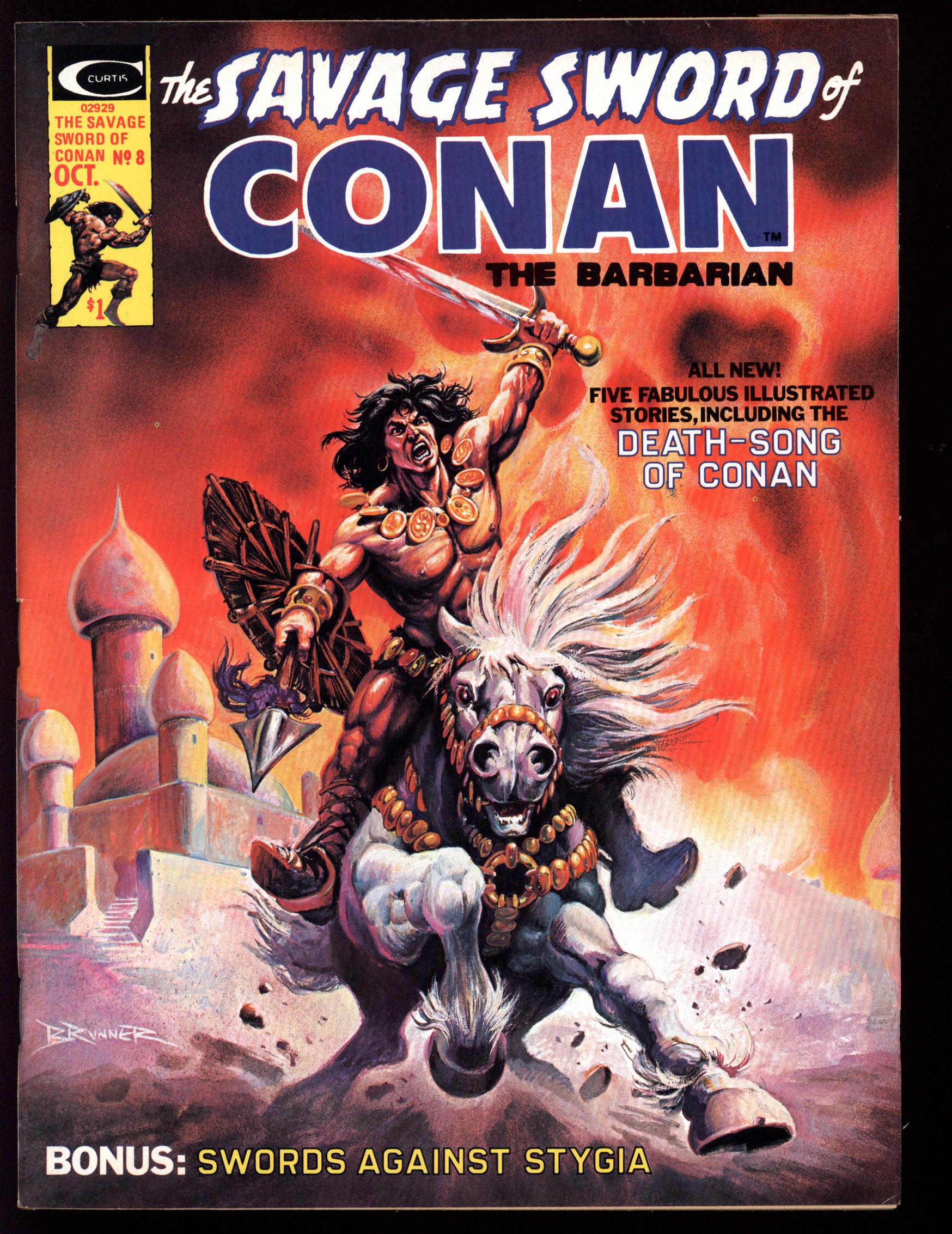 SAVAGE SWORD OF CONAN Front Cover