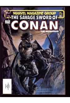SAVAGE SWORD OF CONAN #83 9.4 front cover