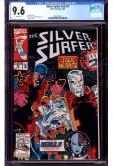 SILVER SURFER #V3 #77 CGC 9.6 WHITE PAGES front cover