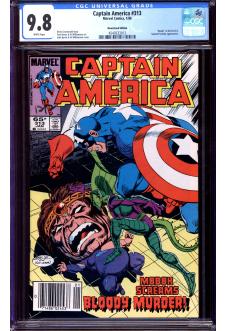 CAPTAIN AMERICA #313 CGC 9.8 WHITE PAGES front cover