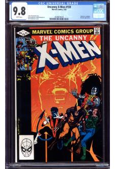 X-MEN #159 CGC 9.8 WHITE PAGES front cover