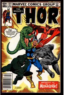 THOR #321 9.0 front cover