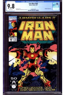 IRON MAN #265 CGC 9.8 WHITE PAGES front cover