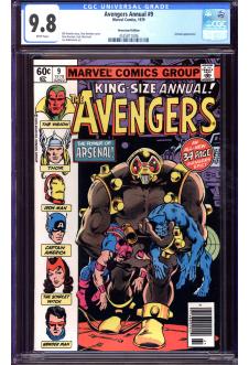 AVENGERS ANNUAL #9 CGC 9.8 WHITE PAGES front cover