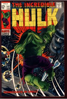 INCREDIBLE HULK #111 8.5 front cover