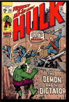INCREDIBLE HULK #133 6.0 front cover