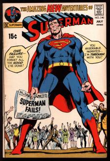 SUPERMAN #240 6.0 front cover