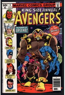 Cover of The Avengers Annual #9
