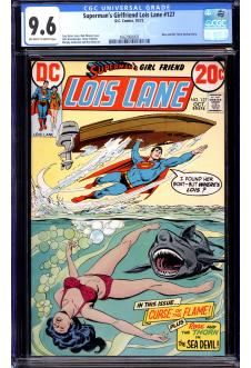 SUPERMAN'S GIRLFRIEND LOIS LANE #127 CGC 9.6 OW/WH PAGES front cover