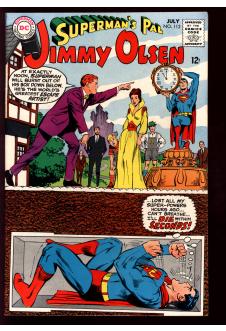 SUPERMAN'S PAL JIMMY OLSEN #112 8.0 front cover