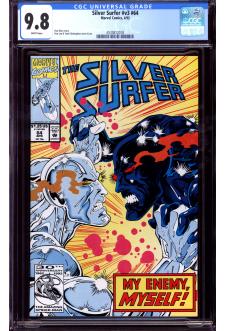 SILVER SURFER #V3 #64 CGC 9.8 WHITE PAGES front cover