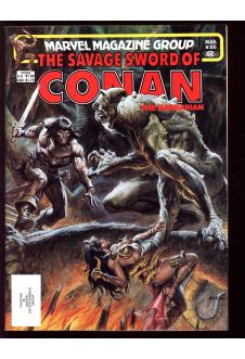 SAVAGE SWORD OF CONAN #86 9.6 front cover